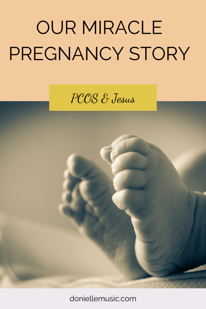 our miracle pregnancy story pinterest pin